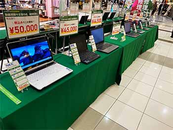 千葉でスマホ修理ならEyeSmart八千代緑が丘店 パソコン販売会