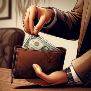 現金払いのイメージ