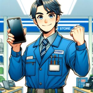 EyeSmart店員の絵