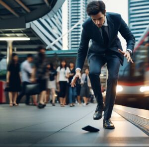 予期せぬスマホ故障のイメージ