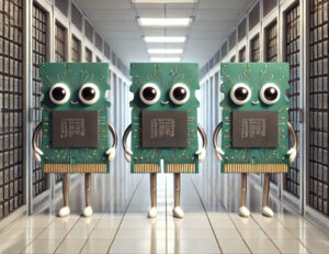 パソコンの動作を手伝うメモリーチップが高速化のヒント