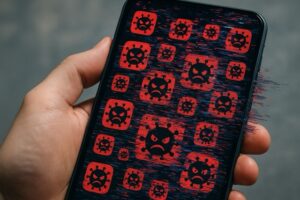コンピューターウイルスが増殖したiPhoneは操作不能になる危険性