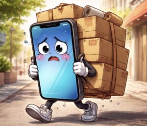 iOSアップデート直後のiPhone内部は大忙し